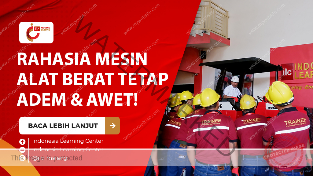 rahasia mesin alat berat adem dan awet